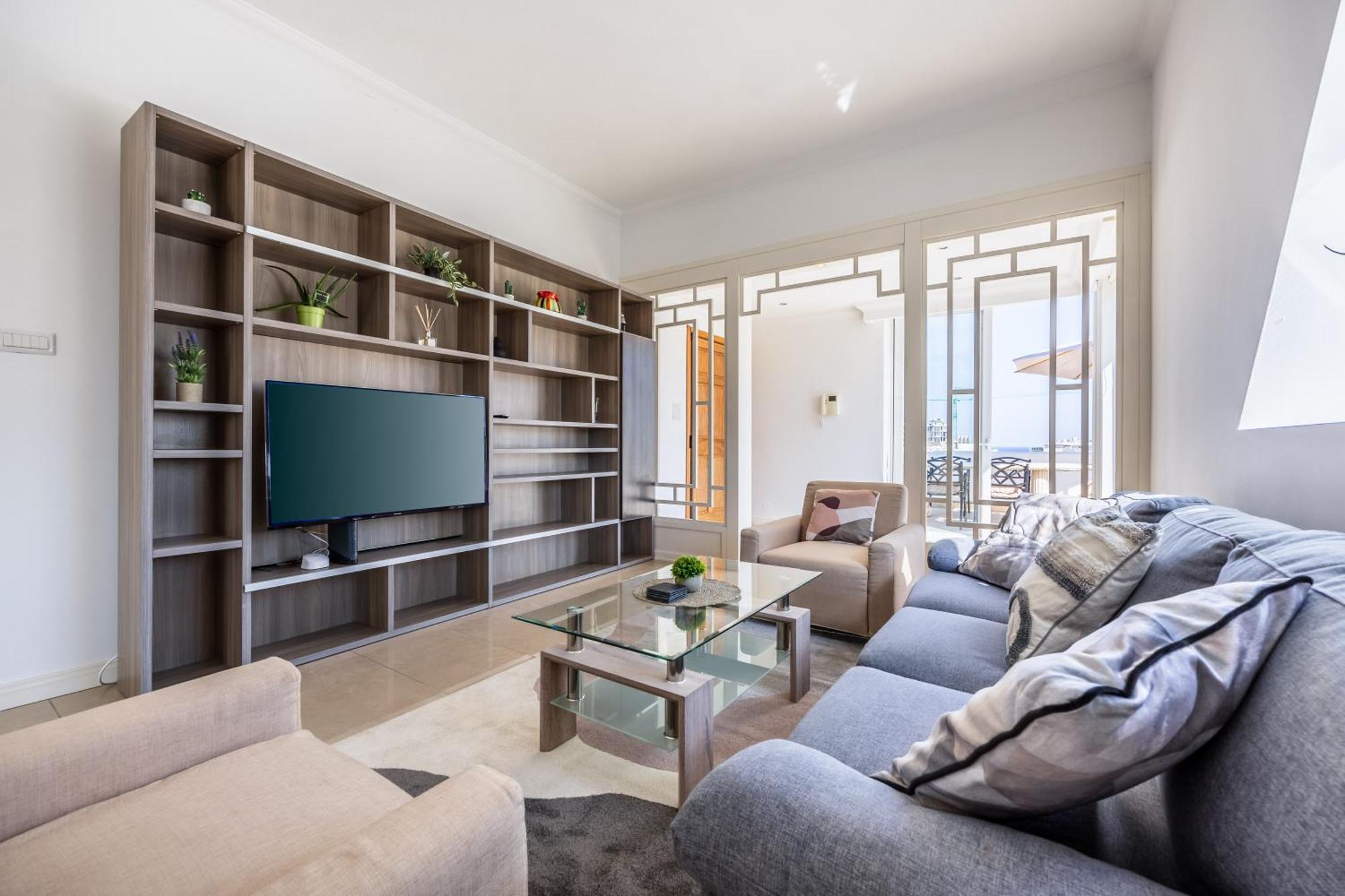 Stunning - Seaview Penthouse 3-Bed + Parking Apartment Sliema Luaran gambar